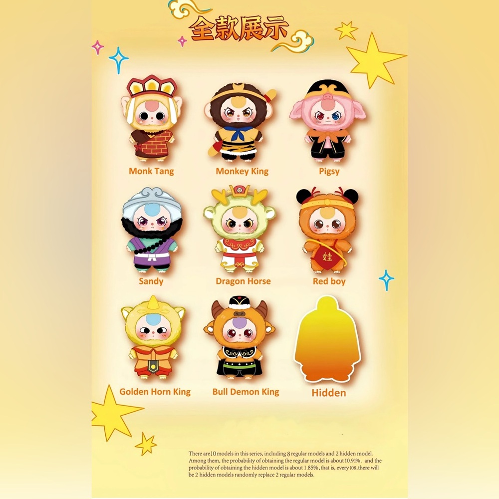 BABY THREE Havoc in Heaven Blind Box Series - 100% Authentic NO CANCELS - Picture 4 of 4